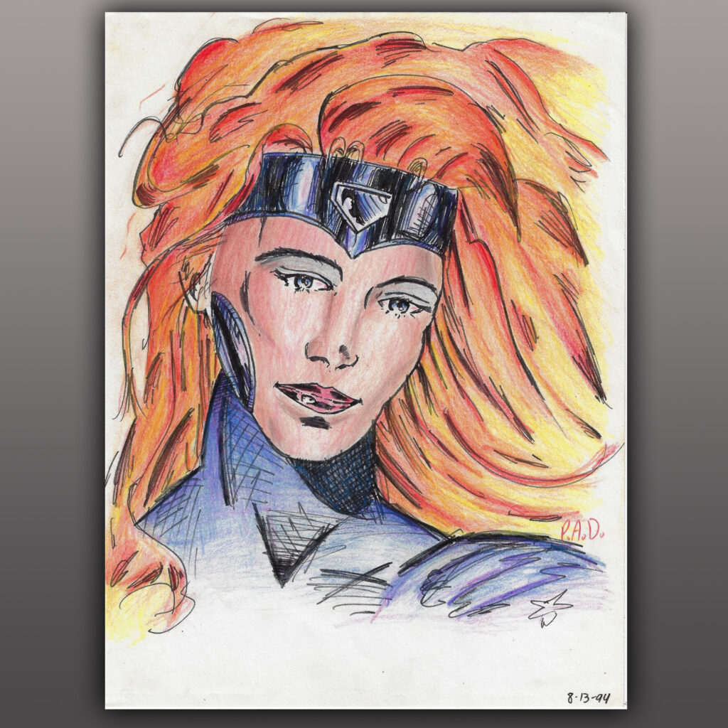 Jean Grey - Colored Pencil - X-Men