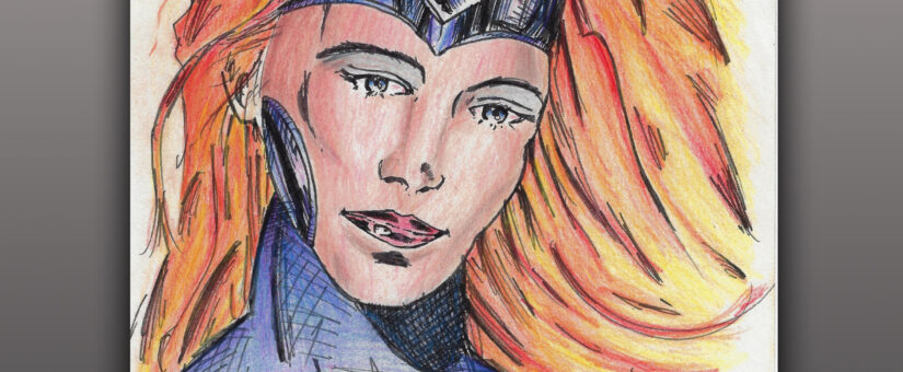 Jean Grey – Colored Pencil – X-Men