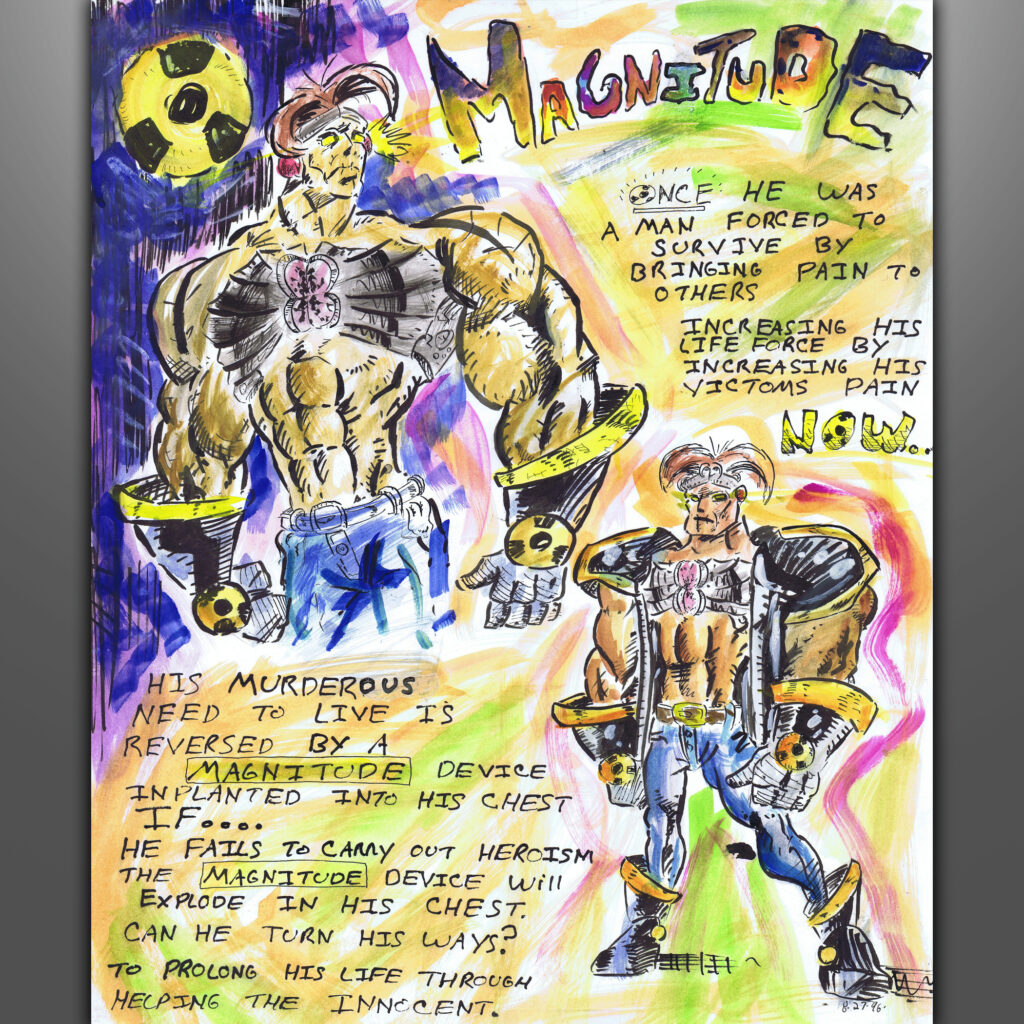 MAGNATUDE - And the Rigged Hall of Heroes create your own comic book character art contest , emphesis on rigged