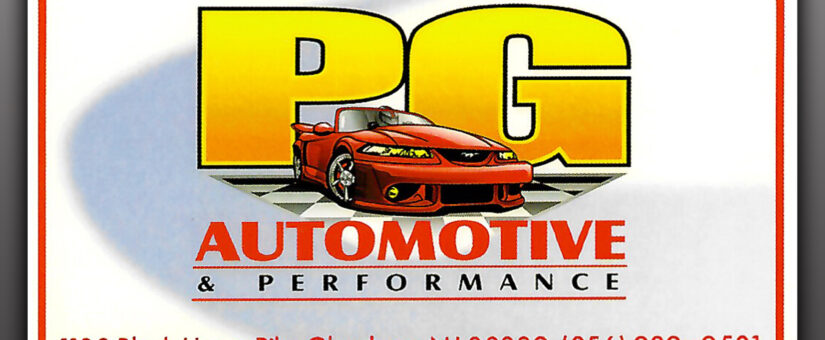 PG Automotive Perfromance – Business Card Design