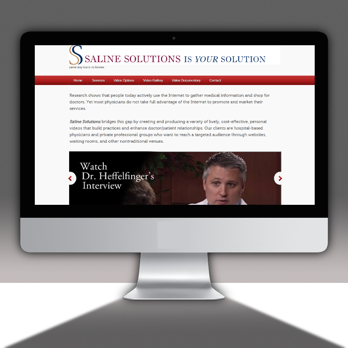 Website Launch - Carol Saline Solutions