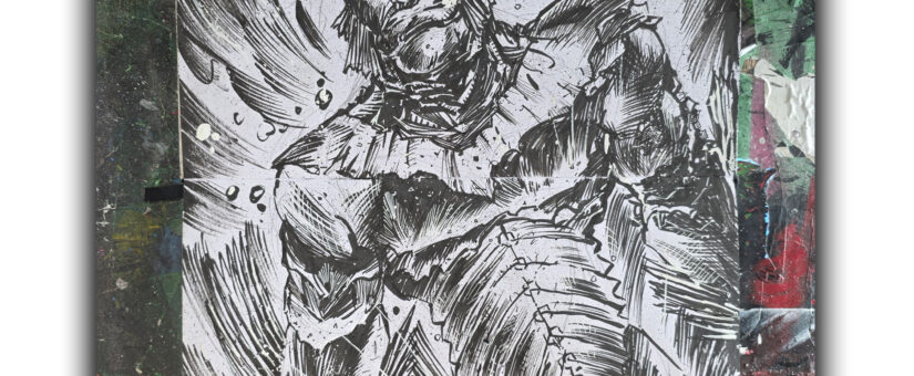INKTOBER 2020 – DAY 1 – CREATURE FROM THE BLACK LAGOON