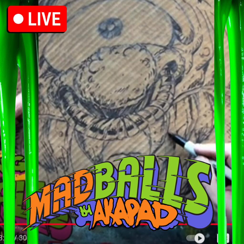 DRAWING MAD BALLS WITH AKAPAD