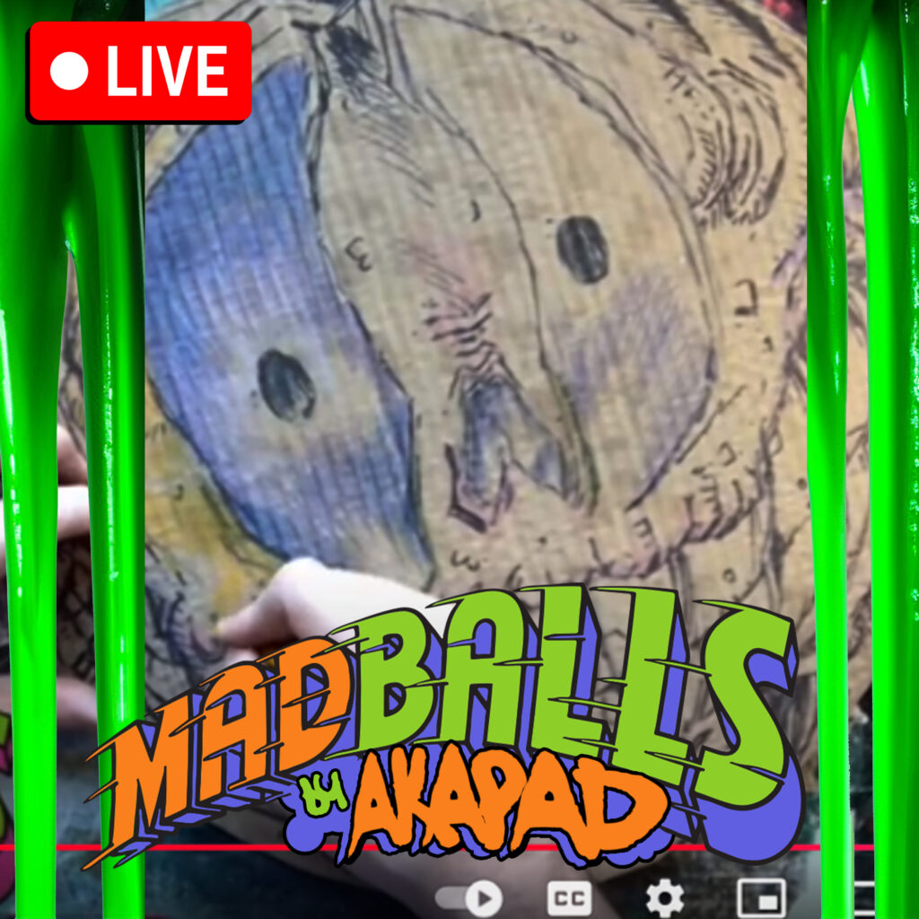 DRAWING MORE MAD BALLS WITH AKAPAD