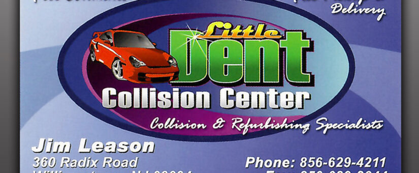 Little Dent Collison Center – Business Card Design