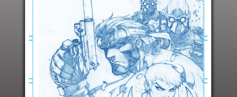 Resources : Comic Book Inking : Joe Madureira Metal Gear Solid Comic Book Page Pencils