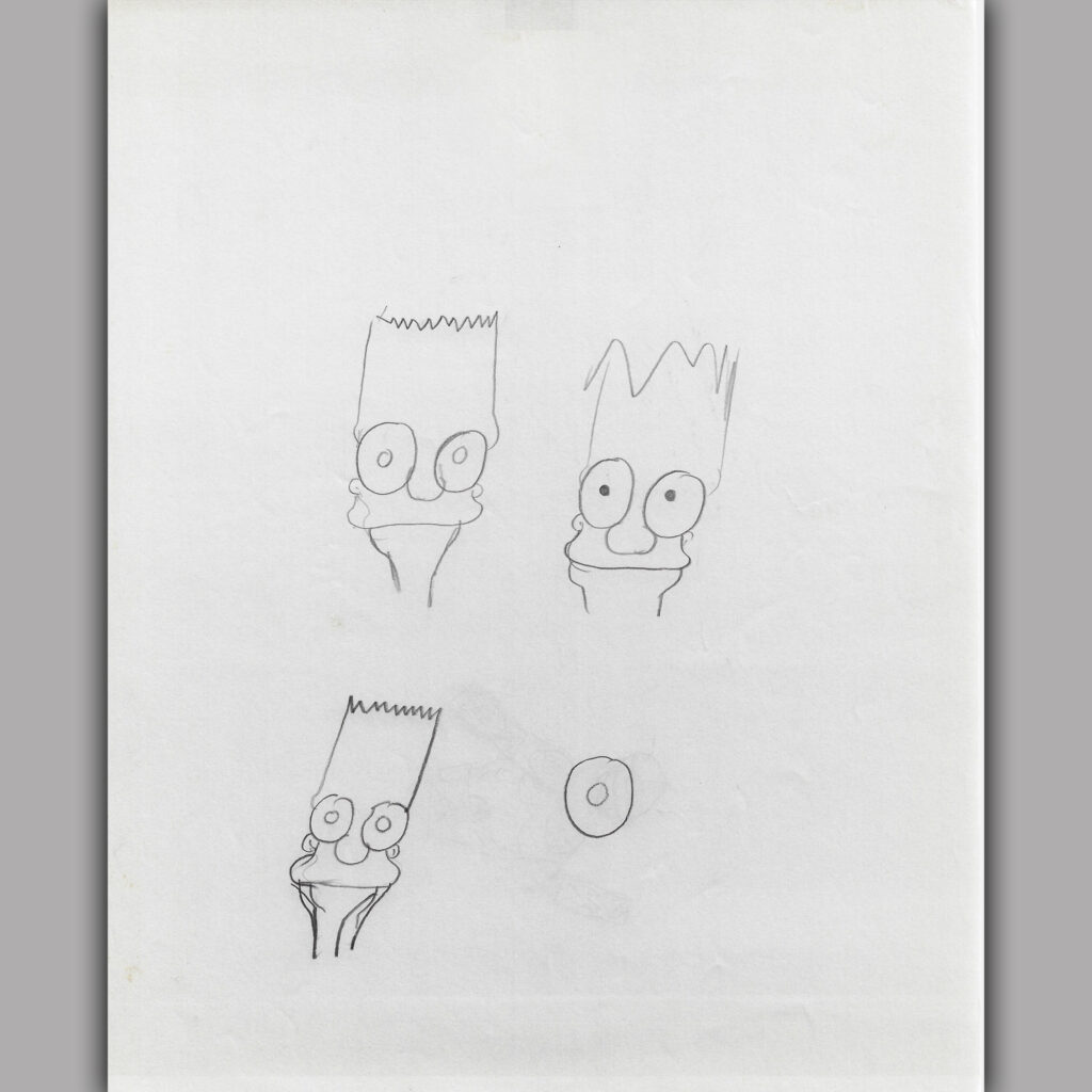 First time trying to draw Bart Simpson