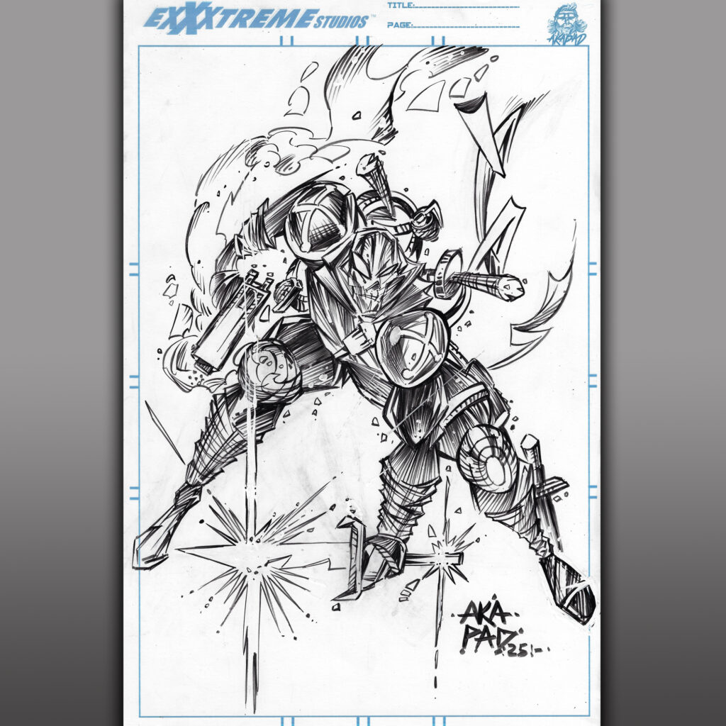Black Phantom - completed inks