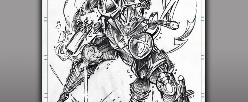 Black Phantom – completed inks
