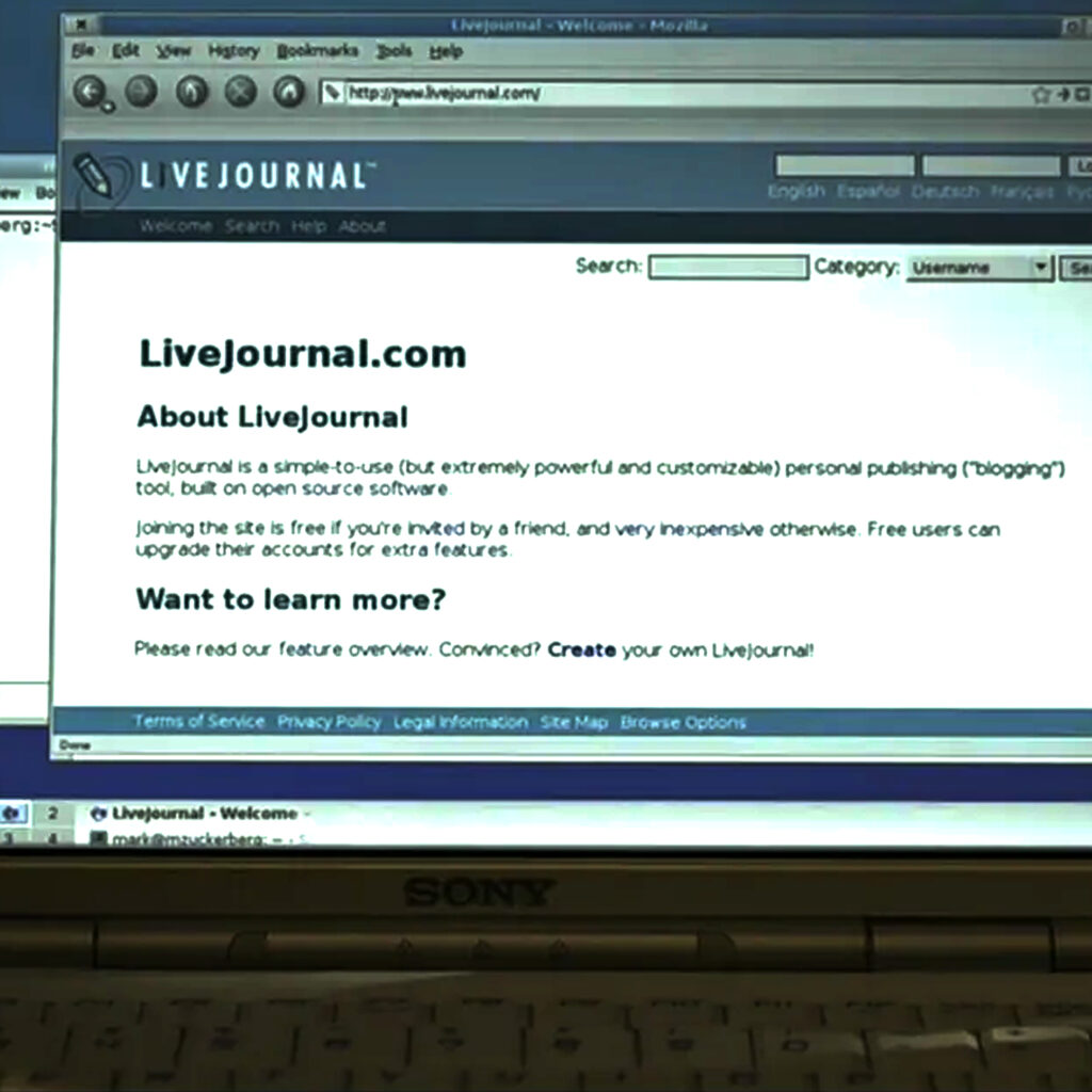 The inspirations for AKAPAD.COM ::: Part 3 Zuckerberg's Live Journal