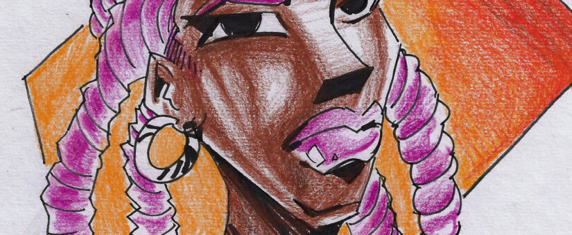 Female character concept for BJ Trinidad’s NJ GUNZ