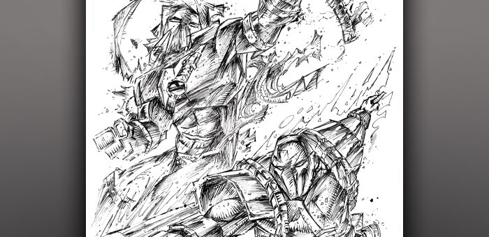 Crypt the Pike the drawing table mascots for The Hump Day Show