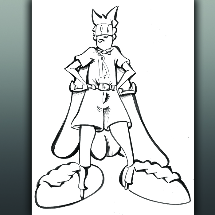 Brian McMenamin - Luck of the Draw - Self Portrait