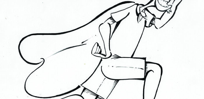Brian McMenamin – Luck of the Draw – Self Portrait – Superhero Look
