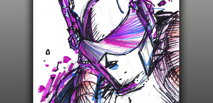 Glitch Created from Omar Garcia – Color Sketch