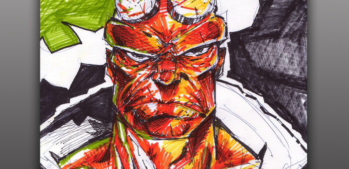 Hellboy – Marker Sketch