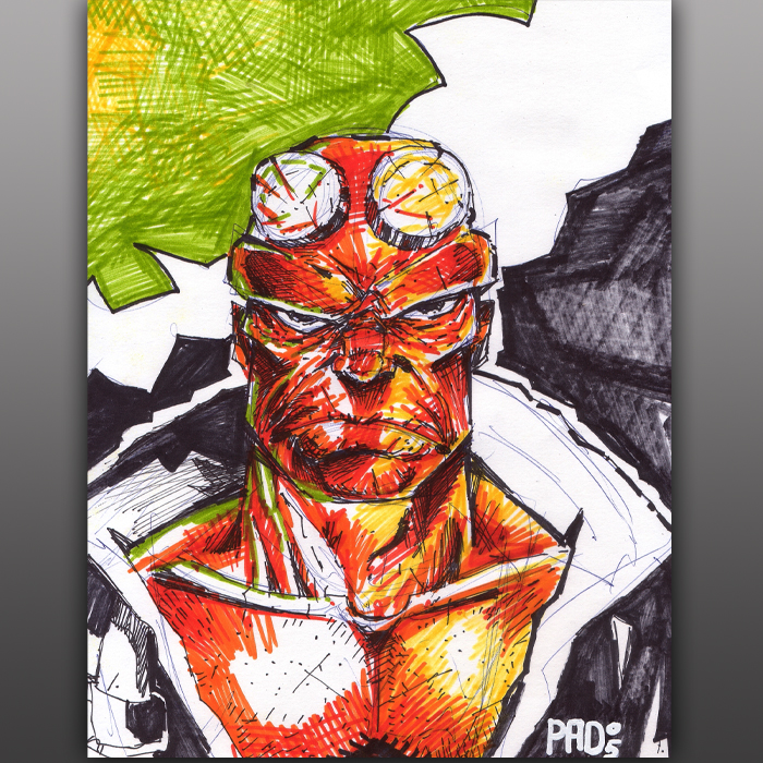 Hellboy - Marker Sketch