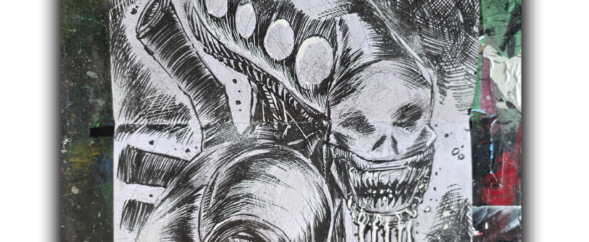 INKTOBER 2020 – DAY 8 – ALIEN