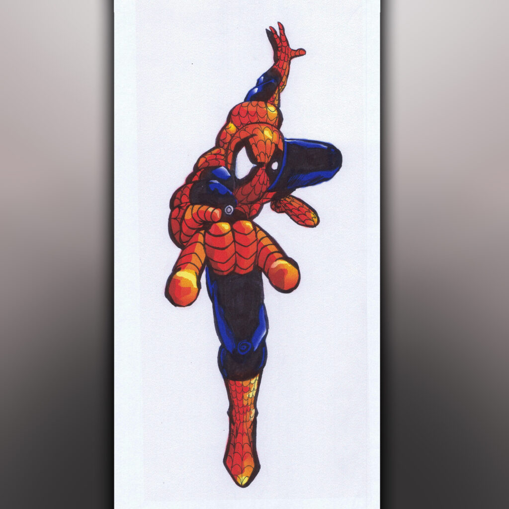 Spider-Man Hall of Heroes T-Shirt Art