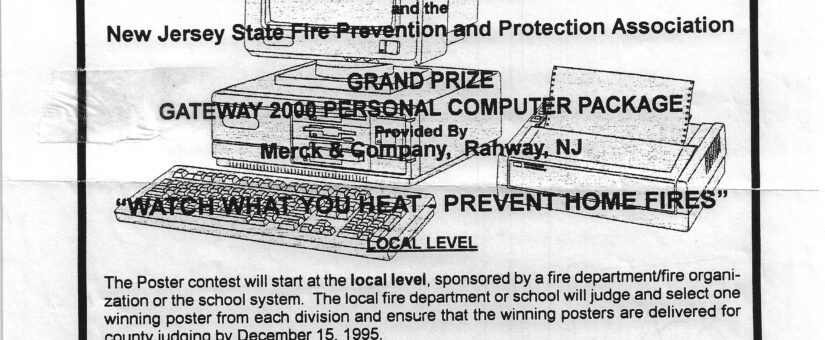 1995 Fire Preventions Poster Contest – Announcement
