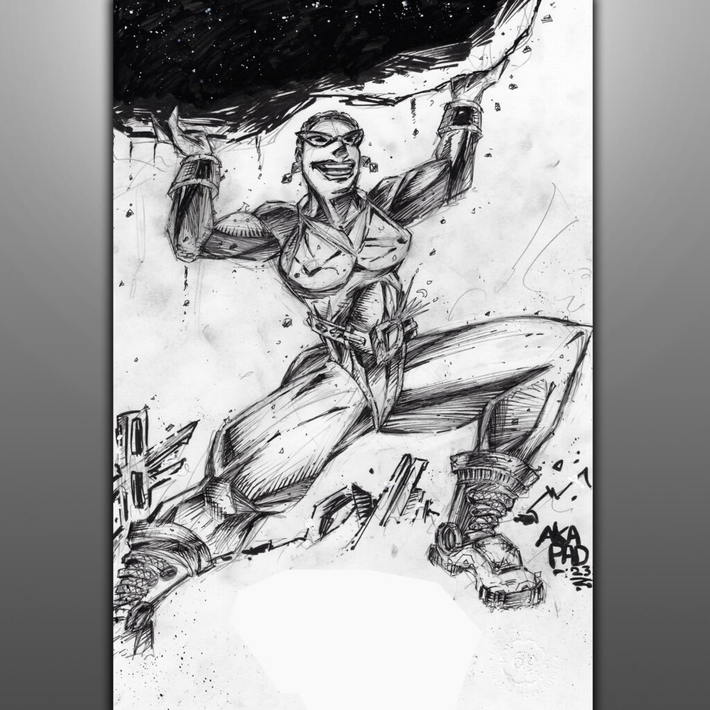 Family Friend as Superhero - Personal Request