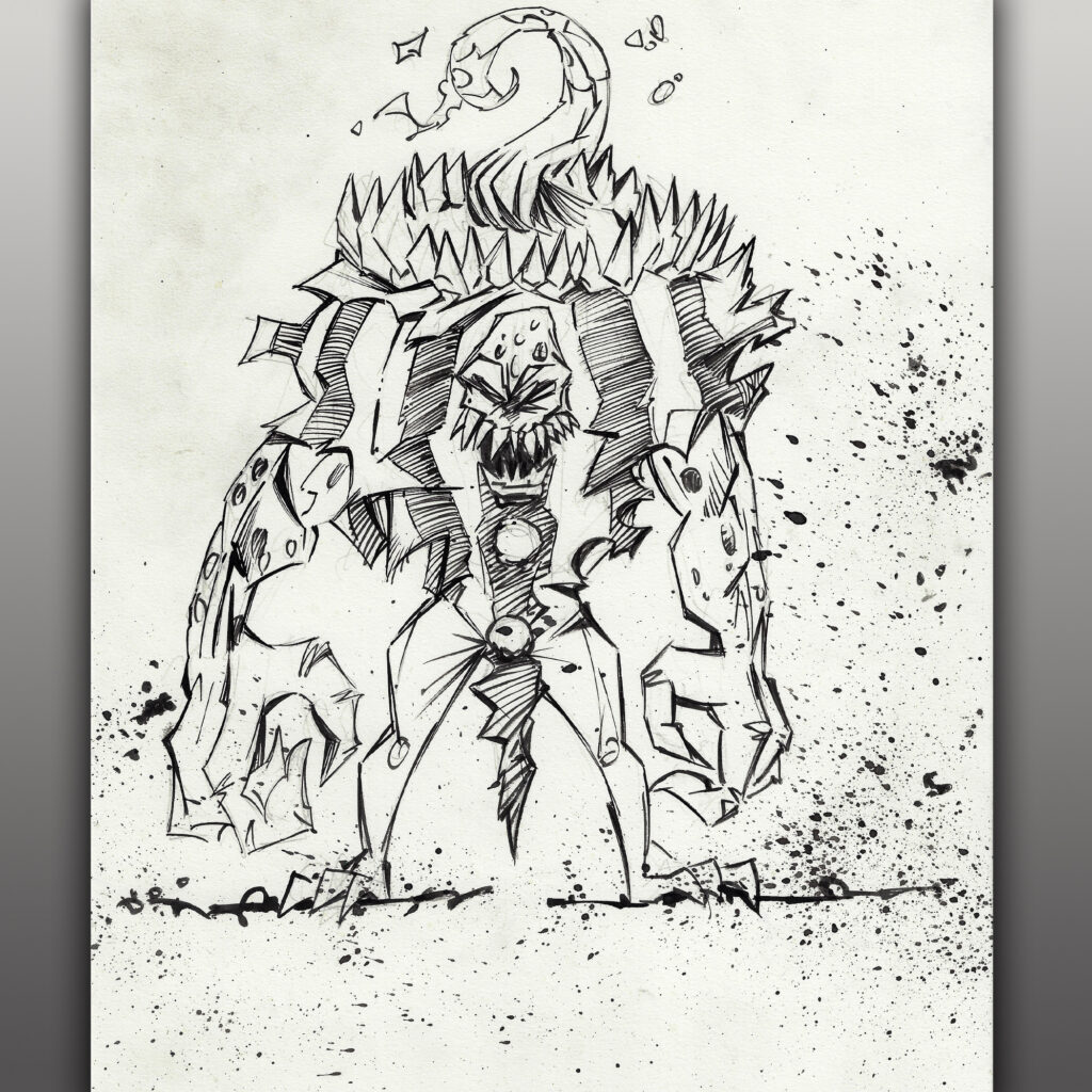 Demon Clown - Zombie Clowns - Character Art