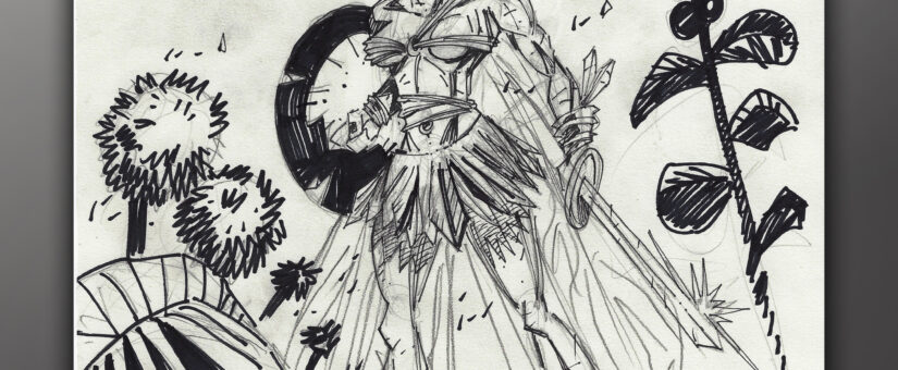 Fairies Wear Boots – Drawing 003