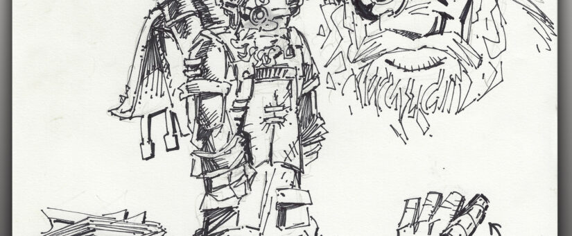 Short Old Man with Giant Backpack – Character Art