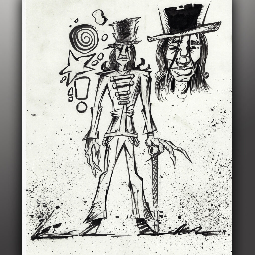 The Ringmaster - Zombie Clowns - Character Art