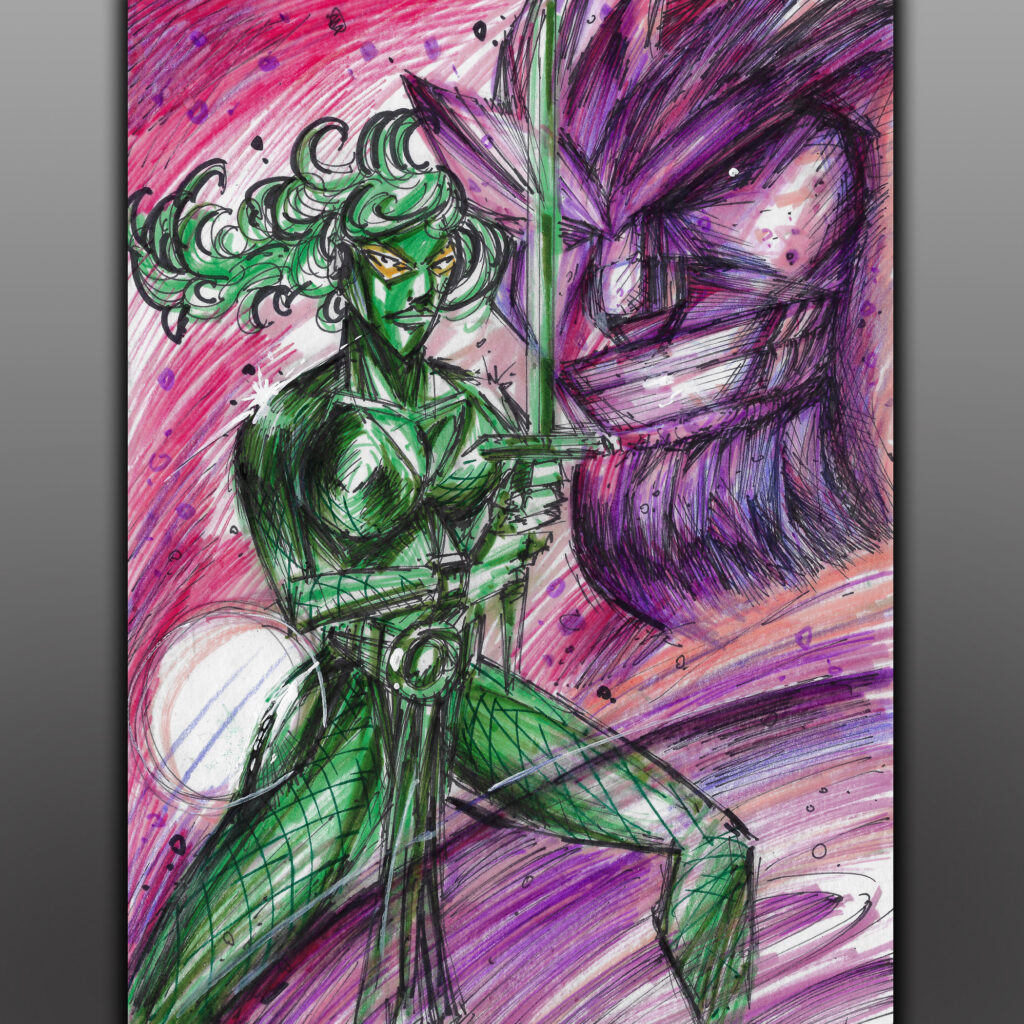 Gamora and Thanos - Crayola Cast - Crayola Super Tip Markers