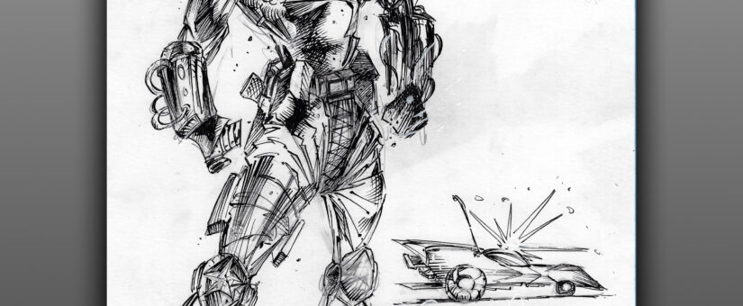 Speed Lung Character Concept Sketch – TBD Project