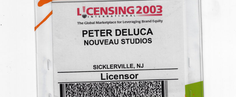 Licensing International 2003 – Peter DeLuca NouVeau Studios Badge